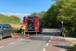 Foutje tijdens wegbrengen onkruid