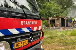 Brand op campingterrein Enkhuizen