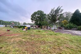 Brand op campingterrein Enkhuizen