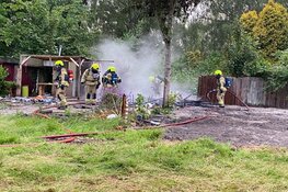 Brand op campingterrein Enkhuizen