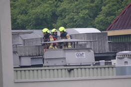 Brand bij koekfabriek Enkhuizen
