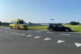 Ongeval met veel schade op de N307 Enkhuizen