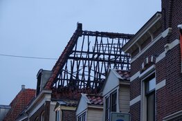 Grote brand in oude binnenstad Enkhuizen