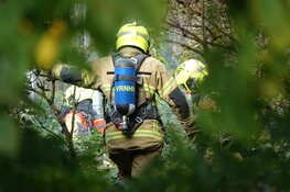 Hutje in brand in Enkhuizen
