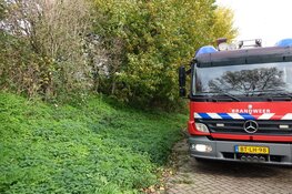 Hutje in brand in Enkhuizen