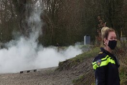 Explosief op dijk in Enkhuizen