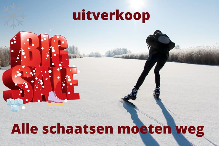 Wij ruimen onze schaatsen op