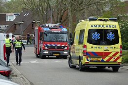 Flinke brand in achtertuin van woning in Enkhuizen