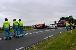 Zeven gewonden bij ongeval Enkhuizen, weg nog uren afgesloten