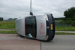 Ongeval kruising De Gouw/Kadijkweg in Lutjebroek