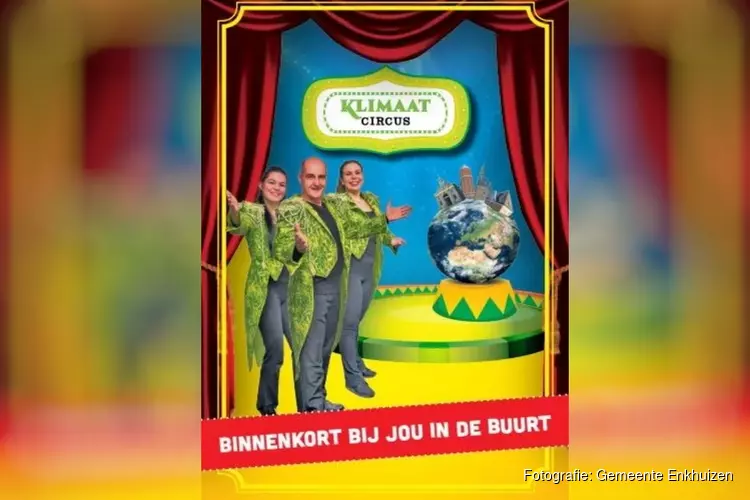 Op 7 april speelt Klimaatcircus in Dorpshuis de Stek