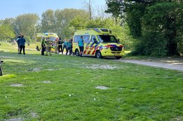 Zoekactie door hulpdiensten bij strand Enkhuizen