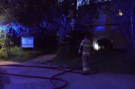 Brand bij pand reddingsbrigade Enkhuizen
