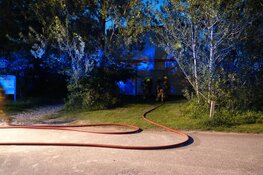 Brand bij pand reddingsbrigade Enkhuizen