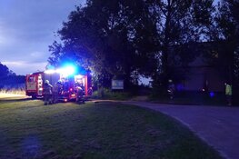 Brand bij pand reddingsbrigade Enkhuizen