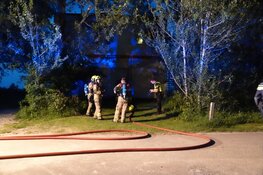 Brand bij pand reddingsbrigade Enkhuizen
