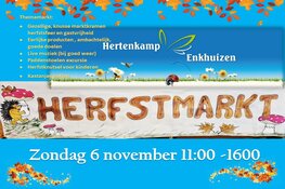 Herfstmarkt bij Hertenkamp Enkhuizen