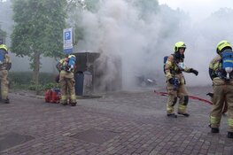 Brand in openbaar toiletgebouw in Enkhuizen