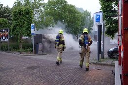 Brand in openbaar toiletgebouw in Enkhuizen