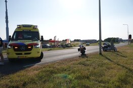 Motorrijdster gewond na val in Enkhuizen