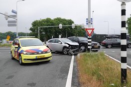 Botsing bij kruising Voorland in Enkhuizen