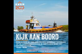 KNRM Enkhuizen houdt Open Boot in Compagnieshaven