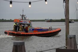 Brand op boot enkele kilometers van Enkhuizen