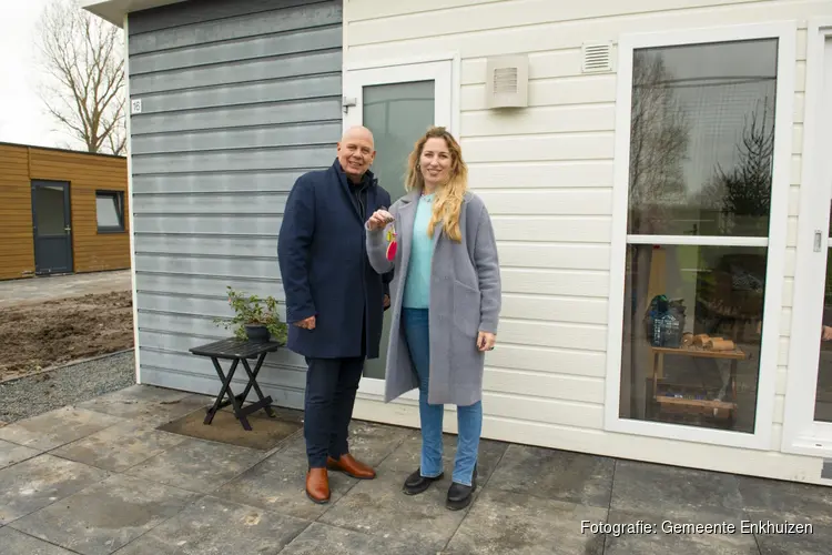 Eerste Oekraïense bewoners in nieuwe opvanglocatie Immerhornpolder 