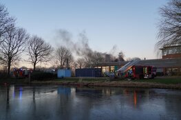 Uitslaande brand in school Grootebroek
