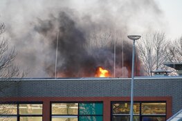 Uitslaande brand in school Grootebroek