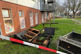 Brand aan Meester Fluitmanstraat in Enkhuizen