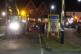 Boerenprotesten in Zaanstreek-Waterland en Hoorn, wegblokkade op A7