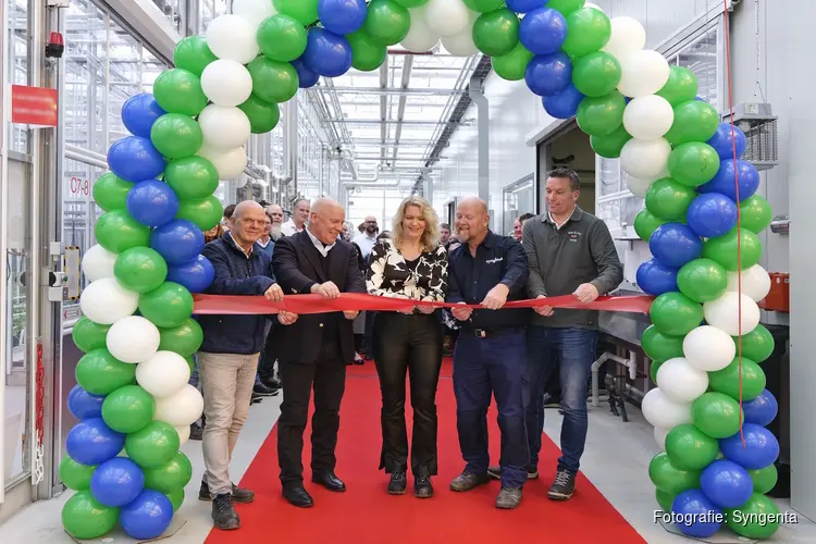 Syngenta opent gemoderniseerde groentezaden productiekas in Enkhuizen