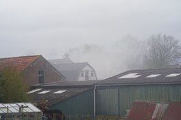 Sprake van asbest bij brand in schuur in Bovenkarspel