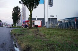 Automobilist rijdt tegen boom in Enkhuizen