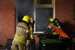Uitslaande woningbrand aan Violenstraat in Enkhuizen
