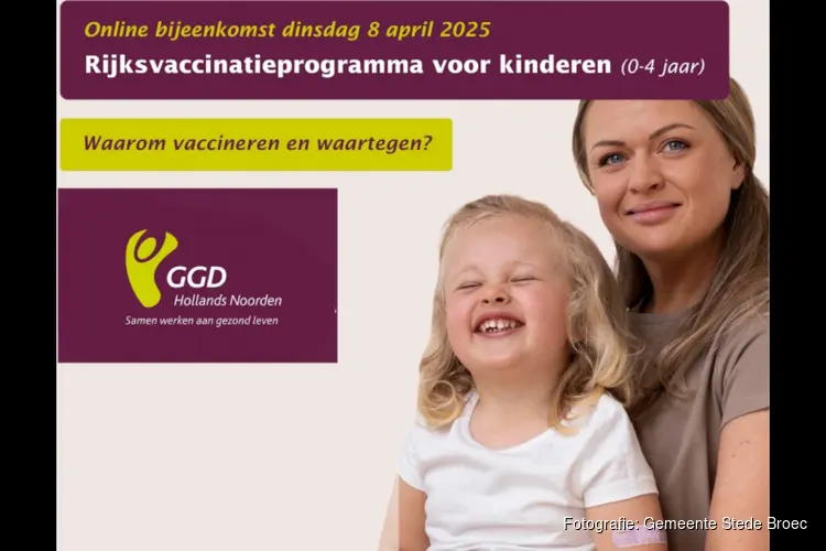 Online bijeenkomst 'waarom vaccineren en waartegen?'