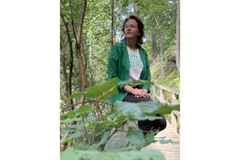 Esther Kouw in het Levenscafé op 11 juni