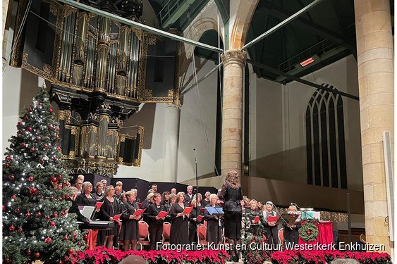 Kerstconcert Enkhuizer Koor in de Westerkerk op zaterdag 20 december 2025