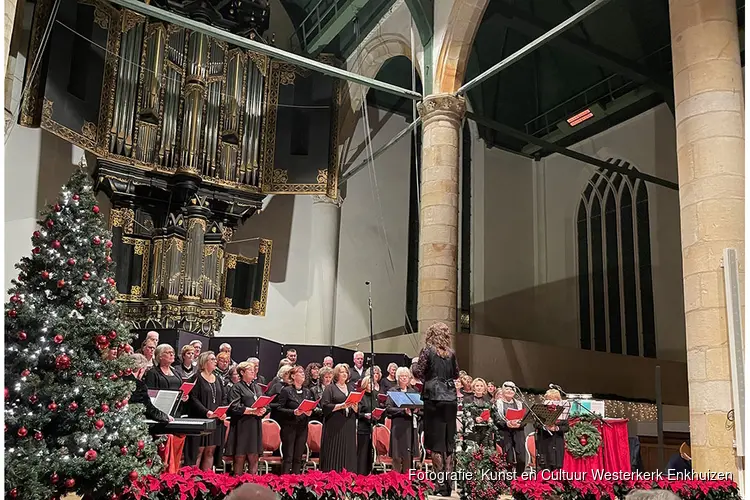 Kerstconcert Enkhuizer Koor in de Westerkerk op zaterdag 20 december 2025