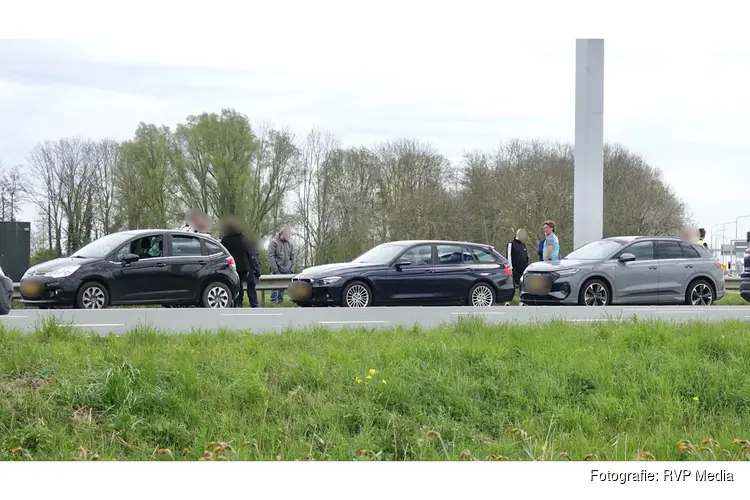 Ongeval op N505 bij Enkhuizen, schade en gewonde