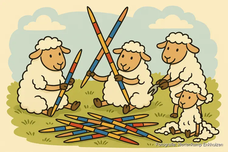 Doe mee met het NK Reuze Mikado bij Hertenkamp Enkhuizen