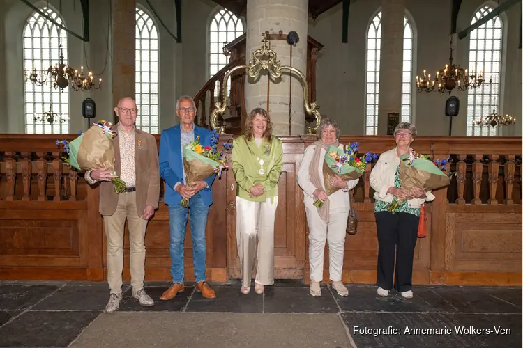 Koninklijke onderscheidingen voor vier inwoners