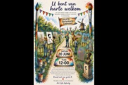 Zomermarkt en opening tentoonstelling kindertekeningen bij Hertenkamp Enkhuizen