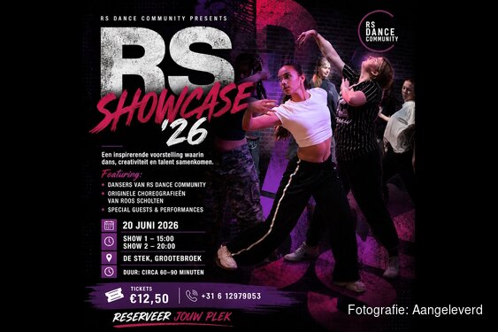 RS Dance Community presenteert spectaculaire showcase op 20 juni