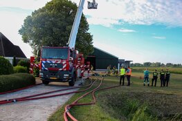 Brand in koelcel van agrarisch bedrijf in Enkhuizen