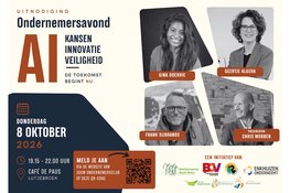 AI verandert ondernemen: regionale ondernemersavond op 8 oktober