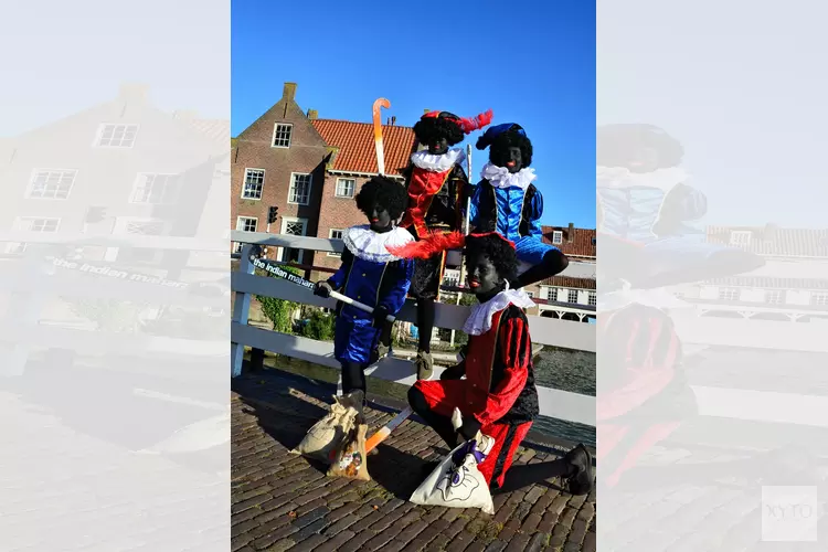 Zwarte Pieten organiseren Pietenparcours bij Hockeyclub Enkhuizen