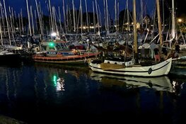 'Blikseminslag in haven Enkhuizen'