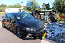 Ongeval in Enkhuizen, automobilist naar ziekenhuis